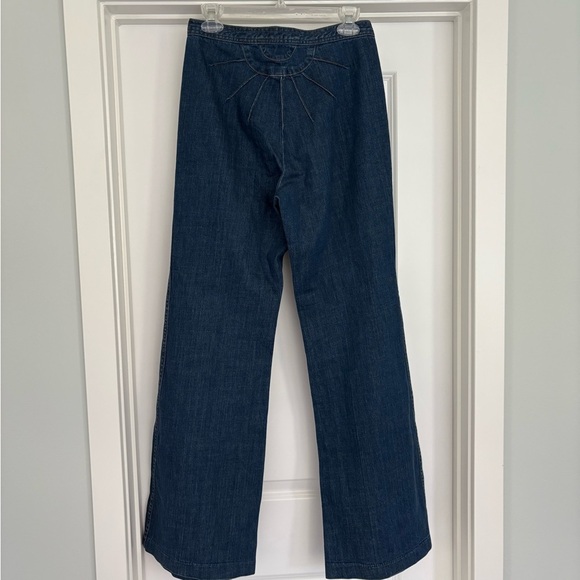 Free People Wide Flare Ultra High Rise Jeans 28 - Picture 5 of 8
